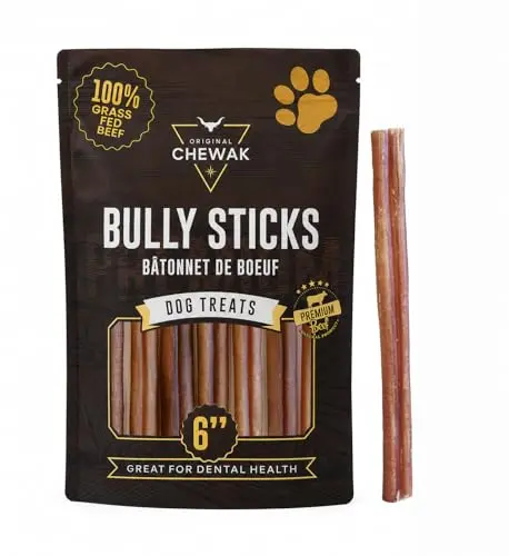 Chewak bully sticks for small to medium dogs