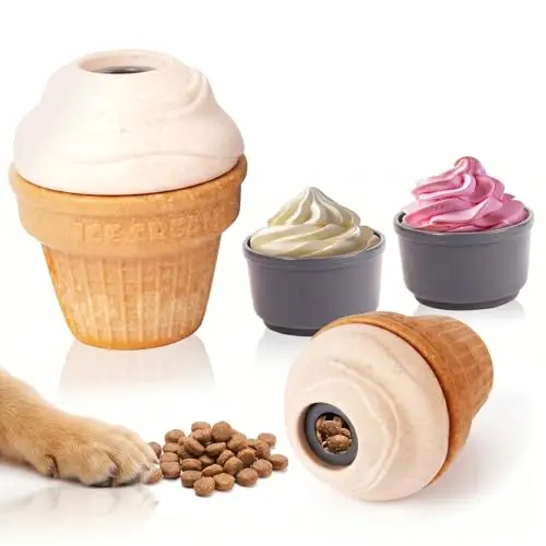 CTNA commercial ice cream shaped frozen treat dog toy