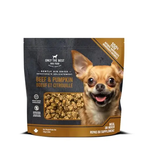 Only The Best air dried grain free dog food bag