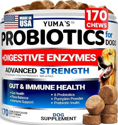 YUMA'S Probiotics for Dogs chewable supplement
