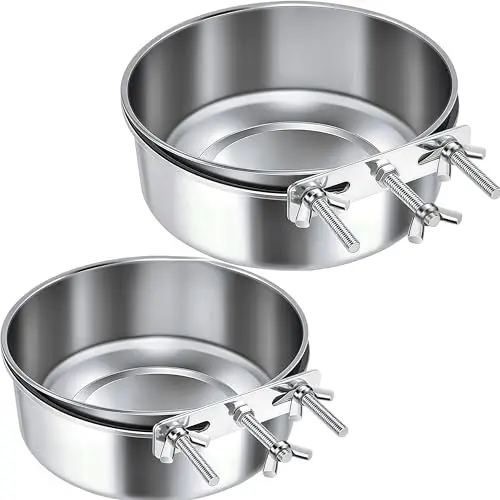 WizeFolk no-spill crate bowls with triple-screw lock