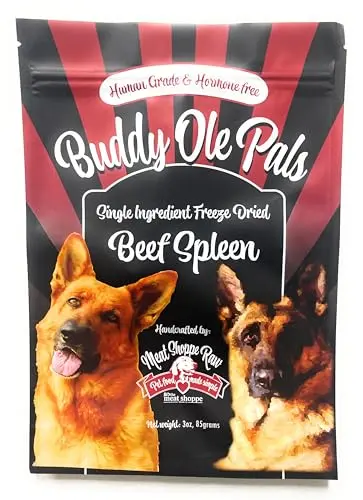 Buddy Ole Pals freeze dried beef spleen dog treats