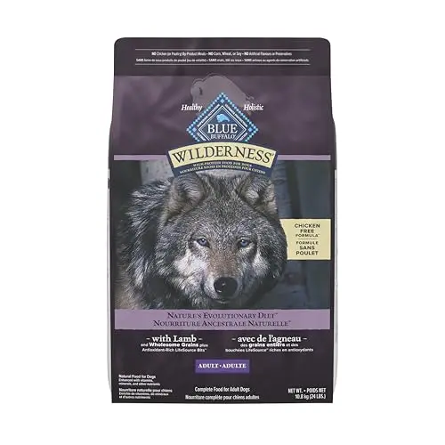 Blue Wilderness Lamb dry dog food bag