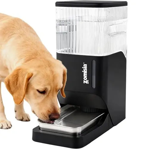 ZOMISIA 11-litre gravity water dispenser with stainless steel bowl and black plastic tank