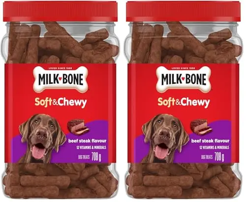Milk-Bone Soft & Chewy Beef Steak Dog Treats