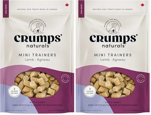 Crumps Naturals Mini Trainers Lamb Dog Treats